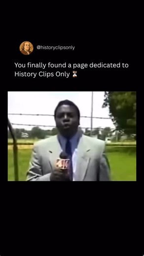 History Clips Only | 😂😂 In the early days of local news broadcasting, on-scene reporters often worked with minimal crews and unpredictable environments. That’s... | Instagram