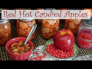 Red Hot Candied Apples