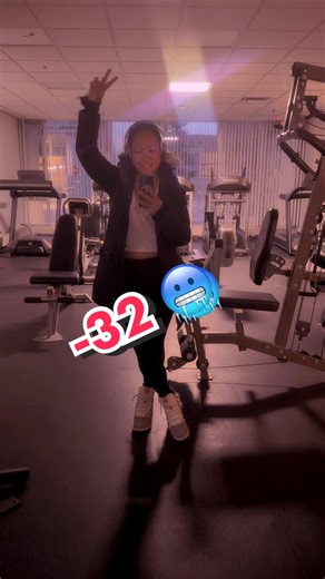 Sick with a cold for a week and I’m on the mends. First workout was a nice check in and tomorrow I’ll get at it. 🔥 #negativeweatheroutside #albertacoldweather