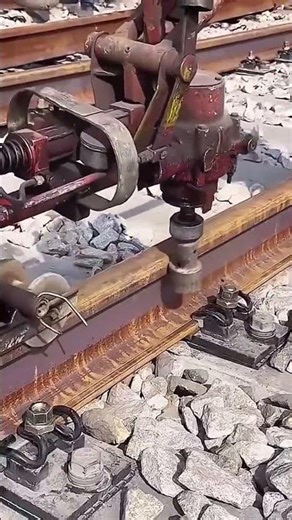 Installation process of railway track fastening bolts