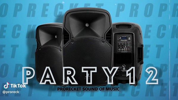 Portable speaker – perfect for parties, get-togethers & small stages! #fyp #proreckaudio #audio #speaker #party