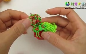 彩虹织机 Rainbowloom 《小铃铛》- 彩虹编织器中文教学-_标清