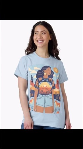 Epic Graphic Design: Woman in the Wilderness#reelsvideo