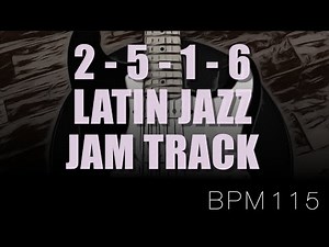 2 5 1 6 Latin Jazz Backing Track in G Major (2/4)↓Chords