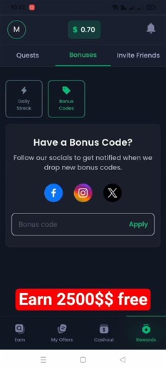 FREECASH 🤑🤑🤑APP EARN 2500$ IN 2026 | PROMO CODE AND BONUS CODE FOR FREE in comment