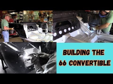 1966 Mustang convertible quarter panels and tail panel install. Good details on all. #mustang