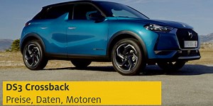 Im extravaganten DS 3 auf Testfahrt