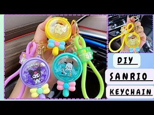 DIY cute Sanrio Keychain/ how to make homemade keychain/ School hacks / Easy craft ideas # craft 💕