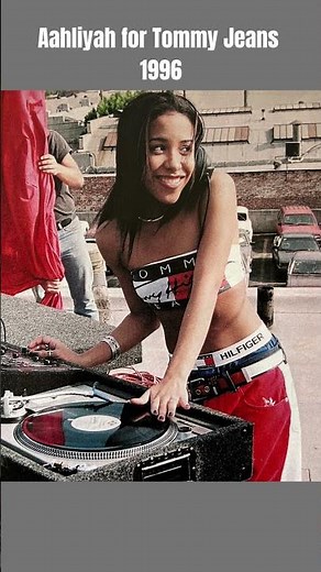 Aaliyah for Tommy Jeans Campaign 1996