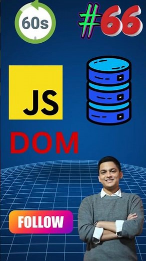 What is DOM in JavaScript? Explained Simply in 60 Seconds (Beginner Friendly) #shorts
