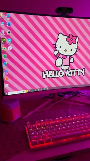16K views · 81 reactions | I’m so extremely happy with my Hello Kitty Gaming PC Set up! Thank you so much Billy Booms Computers - Main ️ | Stephanie Agapor | Facebook