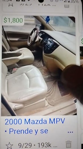 2000 Mazda mpv 193k 1,800 nice van