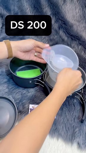 Camping cookset good for 1-2person #DS200 #campingcookset #cookingset #kalasan #kalasanoutdoorshop | Kalasan Outdoor Shop