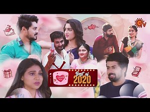 Best Love Scenes from our Favourite serials | Best of 2020 | Sun TV