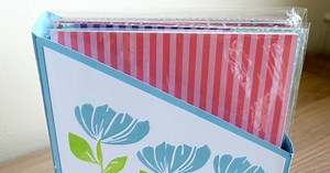 Magazine Style Storage Box for 6" x 6" patterned paper stacks