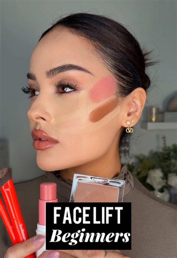 Achieve a Lifted Face with This Makeup Placement