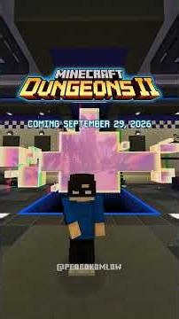 Minecraft Dungeons II tá VINDO COM TUDO! #MinecraftPartner