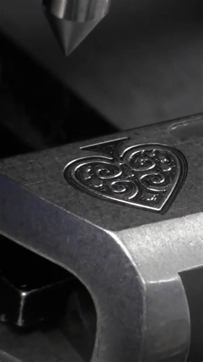 #Engraving a 1911 #Pistol Slide. #cnc #machine
