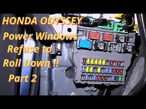 Power Windows Not Working on Honda Odyssey Part 2 ( THE FIX ) Diag & Repair