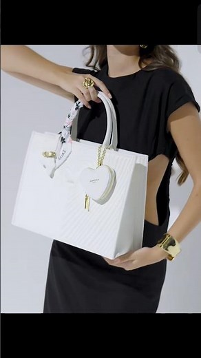 Aesthetic White🤍 Handbag Styling Ideas ✨ | Faceless Fashion Inspo #shortvideo #trending