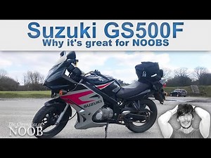 Why the Suzuki GS500F is a great starter bike - a NOOB's perspective