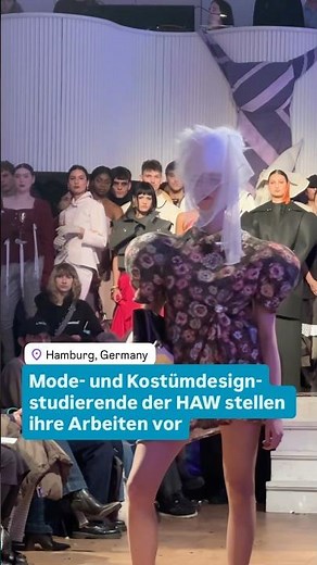 Mode- und Kostümdesignstudierende der HAW stellten ihre Arbeiten vor #hamburg