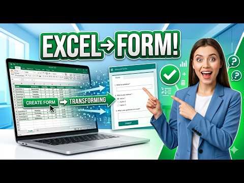 How to Create a Microsoft Form in Excel (Step-by-Step Guide 2026)