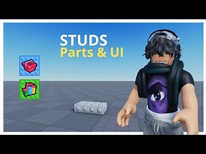 Como colocar Studs em Parts e GUIs no Roblox