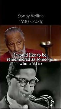 Remembering Sonny Rollins 1930 - 2026 🖤