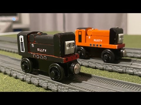 My Custom Wooden Railway RWS Rusty