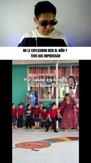ERAN LOS HONORES A LA BANDERA Y LE DIJERON QUE SALUDARA A LA BANDERA