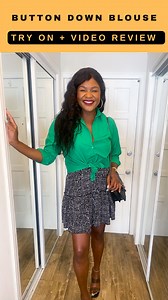 Watch The Best Casual Button Down Blouse﹙ Try On Video Review﹚ on Amazon Live
