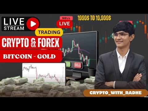 🔴 Crypto Live Trading Price Action | XAUUSD-BTC Support Resistance | Hindi Beginners