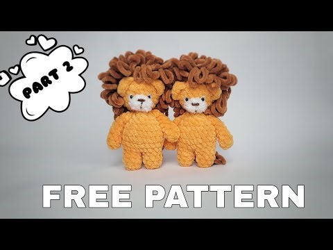 How to Crochet a Cute Plush Lion Step by Step