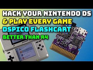 Best mod for the Nintendo DS - DSpico flash cart - full setup - play all the games and more