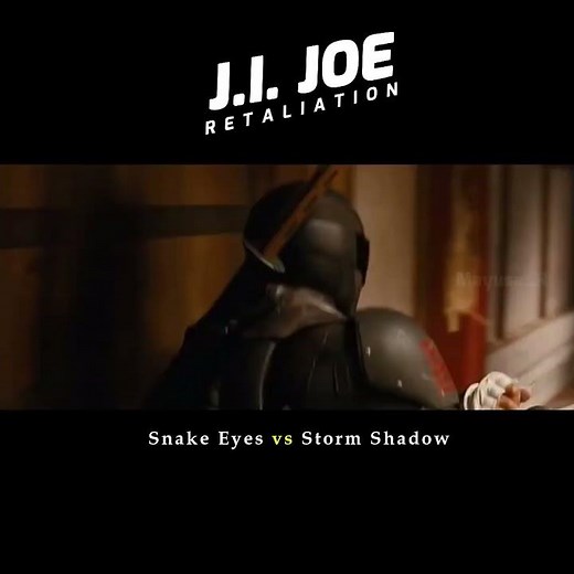 SNAKE EYES VS STORM SHADOW || G.I.JOE RETALIATION #film #movie #actionscene