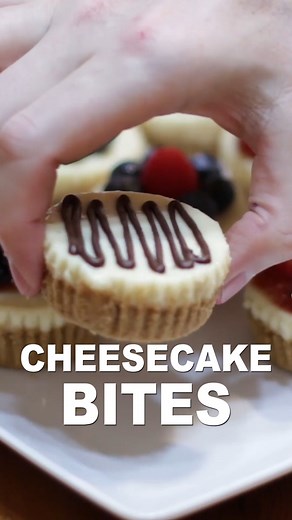 285K views · 3.3K reactions | Learn how to make yummy homemade cheesecake bites or mini cheesecakes. #cheesecake #cheesecakelovers | In The Kitchen With Matt | Facebook