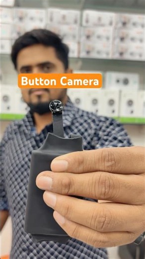 4K Quality Button Spy Camera Mini Hidden Camera | HD Video Recording | Portable Security Camera