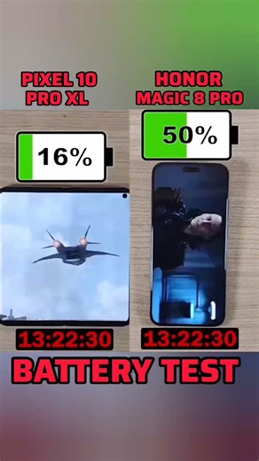 😳🔋 PIXEL 10 PRO FOLD vs HONOR MAGIC 8 PRO BATTERY TEST!! 😳🔋