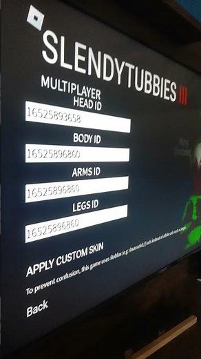 ids skin slendytubbies 3 demo (Roblox) #multiplayer