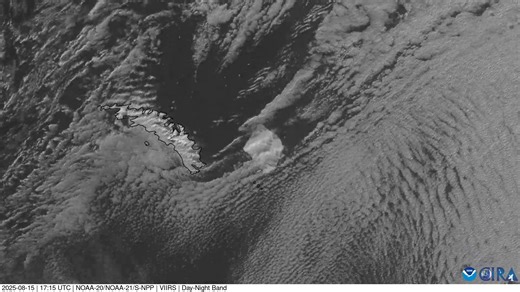 Since late June, pieces of Iceberg A23a have been breaking off while it drifts near South Georgia Island. The iceberg has decreased in size enough that it is no longer the biggest in the world. | Cooperative Institute for Research in the Atmosphere