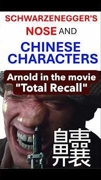 Schwarzenegger's Nose and the Painful Reality of Chinese Writing #chinesewriting #chinesecharacters
