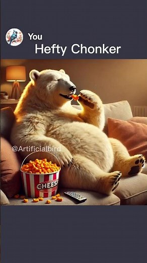 The Chonk Chart - Nikocado Bear (Ai Edition) #ai #chatgpt #aiart