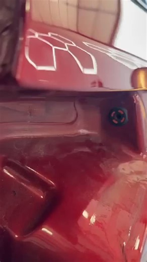 Factory access hole in the rear quarter for this hail damage repair. As you can see we have the right tools to make sure we do not drill any holes for access! #paintlessdentrepair #paintlessdentremoval #pdr #dallas #friscotx | Tactical Dent