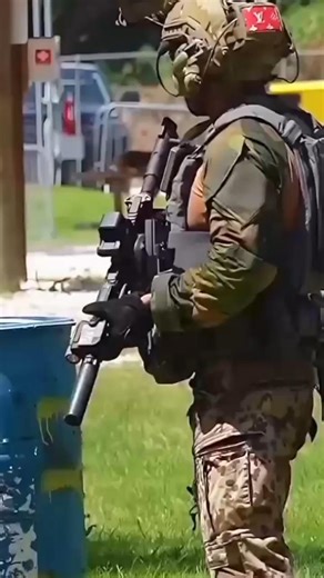 American M416 soilder Shootings military guns shooting video only gun lovers #videoviral #trending #