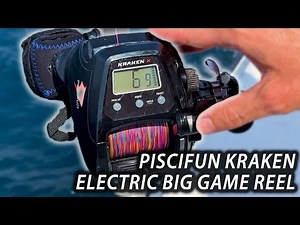 Piscifun Kraken Electric Big Game Reel First Use
