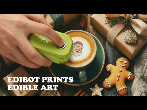 AI-Powered Full-Color Food Printer? iKoffy EdiBot - Unboxing & Demo