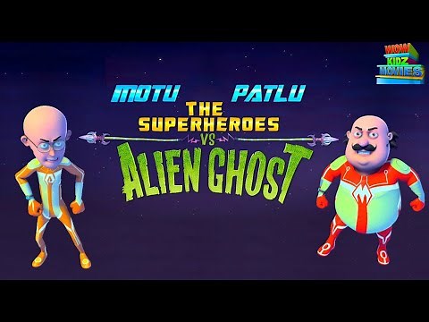 Motu Patlu | Kids Cartoon | Motu Patlu the Super Heroes Vs Alien Ghost |Full Movie| Wow Kidz| #spot
