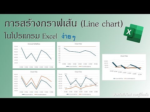 Excel | การใช้ excel พื้นฐาน EP.47 การสร้างกราฟเส้น (Line chart) ในโปรแกรม Excel