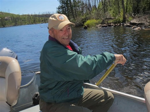 Last weekend the Gunflint Trail celebrated the life of Bruce Kerfoot. There were many memories and stories shared of this larger than life man who impacted so many lives. The Gunflint Trail Volunteer Fire Department recognized Bruce’s role as one of the Fire Department’s founders by issuing a last page and releasing him from duty. His memory will live on. | Gunflint Lodge and Outfitters